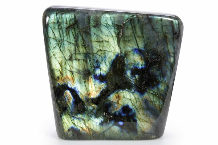 Flashy Free-Standing Polished Labradorite - Madagascar #360472